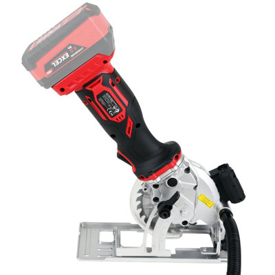 Excel 18V 115mm Mini Circular Saw with 2 x 5.0Ah Battery & Charger - 8