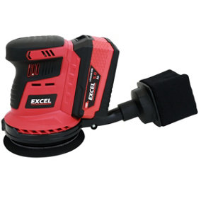 Excel 18V 125mm Rotary Sander with 1 x 5.0Ah Battery
