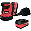 Excel 18V 125mm Rotary Sander with 2 x 5.0Ah Batteries