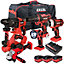 Excel 18V 6 Piece Power Tool Kit with 3 x 5.0Ah Batteries & Charger EXL8957