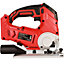 Excel 18V Cordless Combi Drill + Jigsaw with 2 x 5.0Ah Batteries & Smart Charger in Bag EXL5050