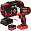 Excel 18V Cordless Impact Wrench 1/2" with 1 x 5.0Ah Battery Charger & Excel Bag EXL10061