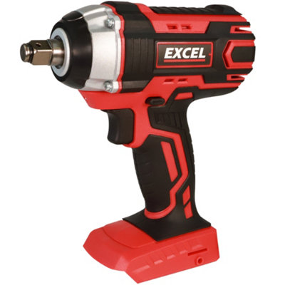 Excel 18V Cordless Impact Wrench 1/2" with 1 x 5.0Ah Battery & Charger & Impact Socket