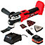 Excel 18V Cordless Oscillating Multi Tool + 1 x 5.0Ah Battery & Charger EXL551B