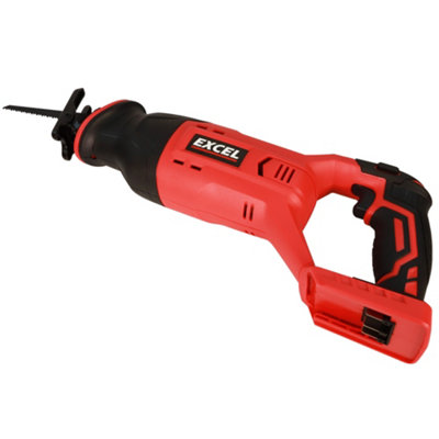 Excel 18V Cordless Reciprocating Saw with 1 x 2.0Ah Battery & Charger EXL262