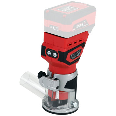 Excel 18V Cordless Router Trimmer with 2 x 5.0Ah Batteries
