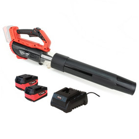 Excel 18V Garden Leaf Blower 2 Level Speed with 2 x 5.0Ah Battery & Charger