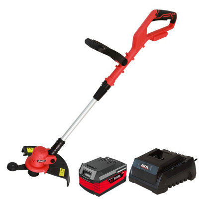 Excel 18V Grass Trimmer Cutter with 1 x 4.0Ah Battery & Fast Charger EXL5206