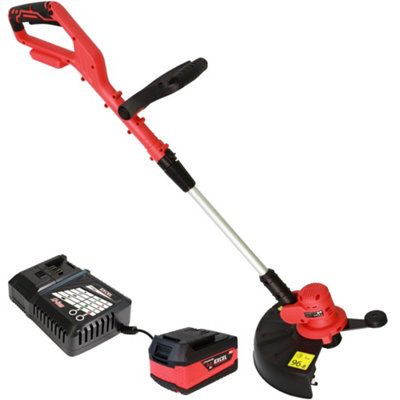 Excel 18V Grass Trimmer Cutter with 1 x 5.0Ah Battery & Fast Charger EXL5206