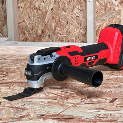 Cordless Oscillating Multi-Tool Kit – 20V With 2 Batteries, Fast Charger & 22 Accessories For Sanding, Cutting, Scraping