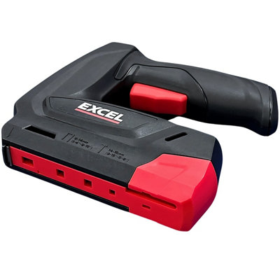 Excel 2-in-1 4V Cordless Electric Stapler & Nailer Gun Rechargeable ...