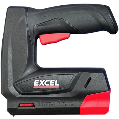 Excel 2-in-1 4V Cordless Electric Stapler & Nailer Gun Rechargeable ...