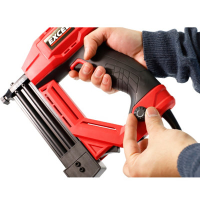 Excel 2 in 1 Electric Stapler Nailer Gun 15 32mm Heavy Duty 240V