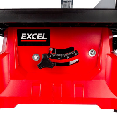 Excel 210mm portable table saw deals 1500w