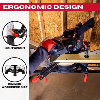 Excel 305mm Sliding Mitre Saw with LED Light & 48T Blade 240V/2000W