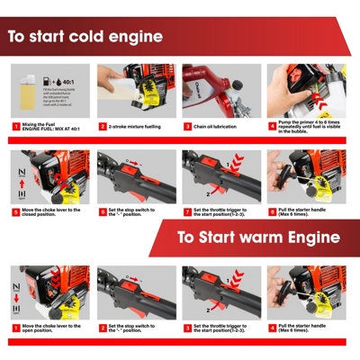Excel 52cc Petrol 5 in 1 Garden Multi Tool