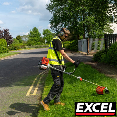 Excel 52cc Petrol Grass Trimmer Brush Cutter 2 in1 Multi Garden Tool