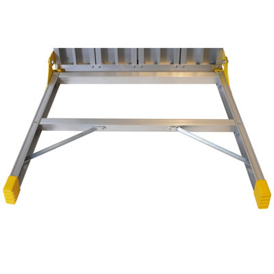 Excel 600 x 600mm Heavy Duty Multi Purpose Platform Work Bench Folding Hop Up Pack of 2