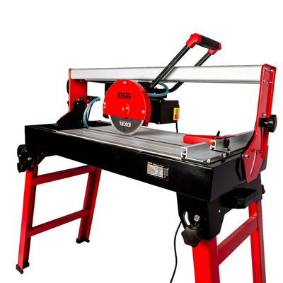 Excel 620mm Wet Tile Cutter 800W 230V with Water-Cooled Precision ...