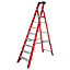 Excel Electricians Fibreglass Platform Step Ladder 8 Tread 2.51m EN131