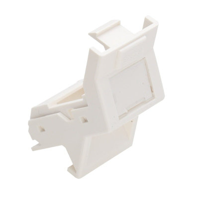 Excel Euro Mod Angled Shutter For RJ45 Keystone Jack FacePlate 25mm x ...