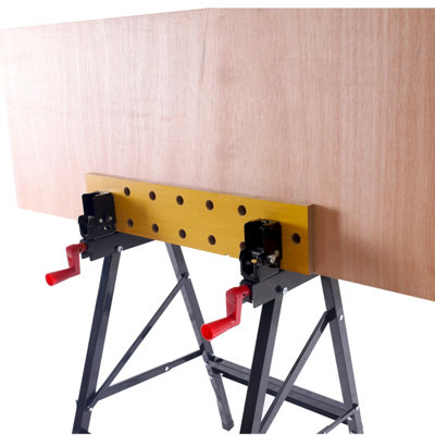 Excel Flip Top Workbench & Foldable Vise with Stand