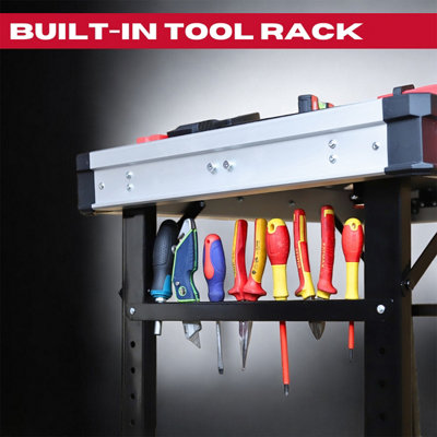 Excel Foldable Workbench & Sawhorse 2-in-1 Heavy Duty, Adjustable ...