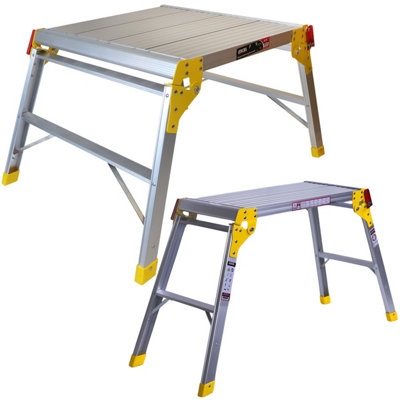 Excel Heavy Duty Multi Purpose Platform Work Bench Folding Hop Up Pack of 2