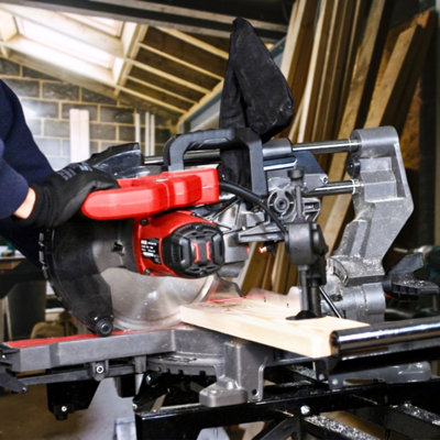 Excel Mitre Saw Large Base 216mm 240V/1500W Laser with Universal