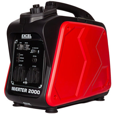 Excel Petrol Inverter Generator 4-Stroke Engine - 2000W Power Output, 100CC for Reliable Outdoor use