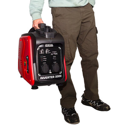 Excel Petrol Inverter Generator 4-Stroke Engine - 2000W Power Output, 100CC for Reliable Outdoor use