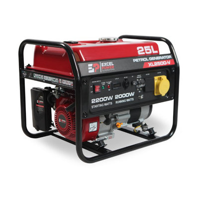 Excel Power XL2500V 2.2KW Open Framed Petrol Generator