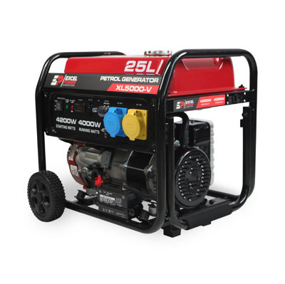 Excel Power XL5000V 4.2KW Open Framed Petrol Generator