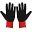 Excel Pro-Series Builder Gloves Red & Black Size XL Pack of 48