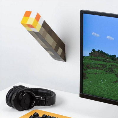 EXCLUSIVE Minecraft Light-Up Wall Torch