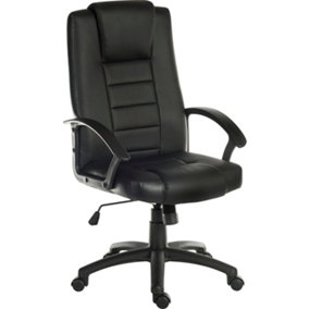 Executive Chair in stylish bonded leather, with gas lift seat height adjustment and recline function.