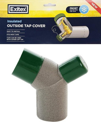 Exitex Insulated Outside Tap Cover, Winter Frost Protection for Outdoor ...