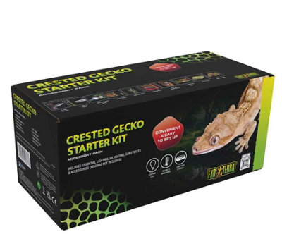 Exo Terra Crested Gecko Habitat Starter Accessory Kit