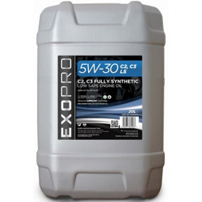 Exopro C2 C3 LS Low Saps 20L Engine Oil 20 Litre 5W30 Fully Synthetic U230D20L