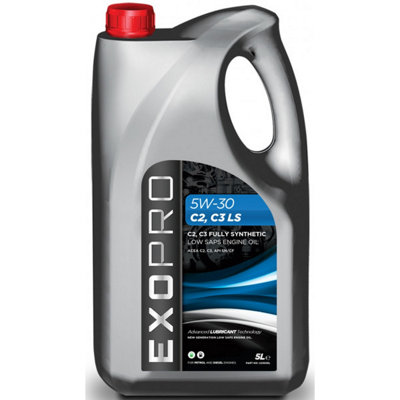 Exopro C2 C3 LS Low Saps 5L Engine Oil 5 Litre 5W30 Fully Synthetic U230S5L