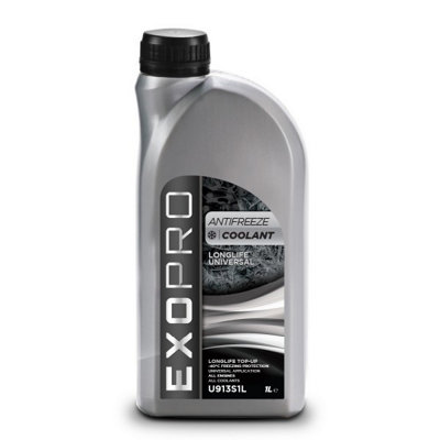 Exopro Longlife Universal 1L Antifreeze Coolant 1 Litre Grey Ready Mixed U913S1L