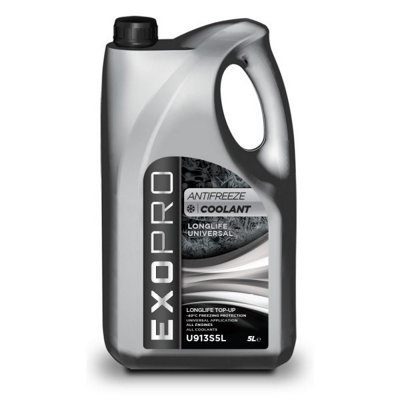 Exopro Longlife Universal 5L Antifreeze Coolant 5 Litre Grey Ready Mixed U913S5L