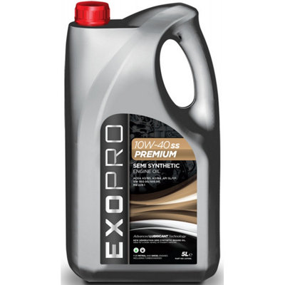 Exopro SS Premium 5L Car Engine Oil 5 Litre 10W40 Semi Synthetic U211S5L