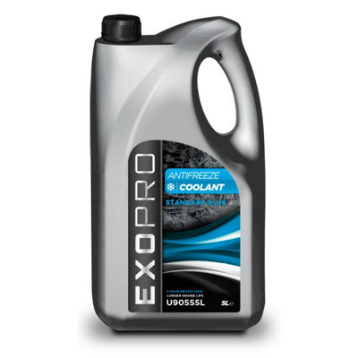 Exopro Standard 5L Antifreeze Coolant 5 Litre Blue 2 Year Protection U905S5L