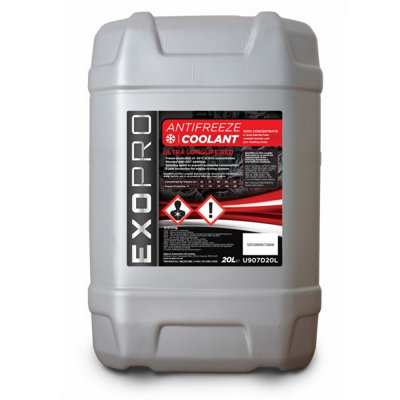 Exopro Ultra Longlife 20L Antifreeze Coolant 20 Litre Red Concentrate U907D20L