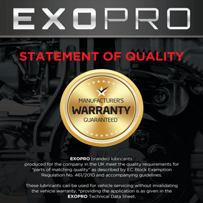 Exopro XTR Low Saps 1L Car Engine Oil 1 Litre 5W30 Fully Synthetic U225S1L