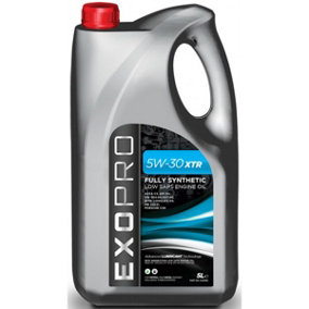 Exopro XTR Low Saps 5L Car Engine Oil 5 Litre 5W30 Fully Synthetic U225S5L
