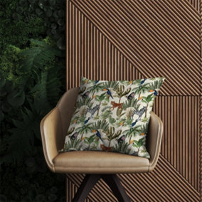 Exotic Trees And Animals Outdoor Cushion 60cm x 60cm
