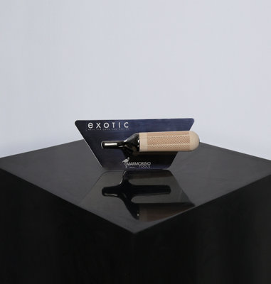 Exotic X Trowel Trapezoid Dual - Trapezoid Shaped Trowel With Laser Engraved Wood Pattern 240x100x0.6 mm