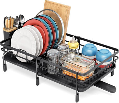 Expandable Dish Drainer Rack,Adjustable Dish Rack,Fable Dish Drying ...